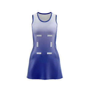 Uniforme de netball sur mesure 2025, best-seller, Pakistan, nouveau design, logo personnalisé, vêtements de sport, 100% polyester, léger - Product Image 3