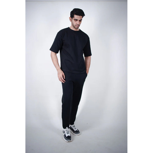 T-shirt Homme Hip Hop 100% Coton Haute Qualité, Épaules Tombantes, Manches Courtes, Logo Personnalisé sur le Devant, Anti-Plis, Respirant, Grandes Tailles - Product Image 4