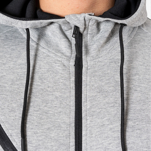 Sudaderas con capucha extragrandes gruesas en blanco de alta calidad sin cuerda, logotipo de muestra gratis, sudaderas con capucha de mezcla de algodón de talla grande para hombres - Product Image 5