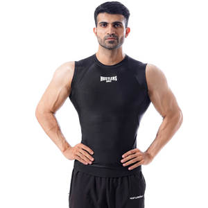 Camiseta sin mangas transpirable de último estilo para hombre a precio bajo para venta en línea nueva llegada ropa de Fitness camiseta sin mangas con logotipo personalizado para hombre - Product Image 1