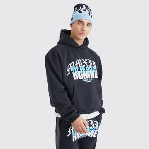 Nouveaux survêtements pour hommes personnalisés DTG DTF survêtements ensembles de survêtement à col montant costume de sport Jogging Fitness vêtements pour hommes survêtement - Product Image 5