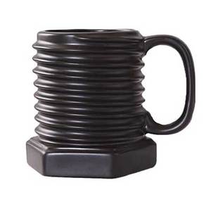 Tazza in ceramica moderna fatta a mano in stile nordico tazza da 200ml in gres gres a forma di vite con manico a microonde sicura per regali aziendali - Product Image 1
