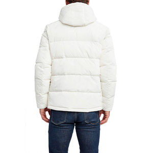 Chaqueta Bomber Acolchada con Capucha para Hombre, Logotipo Personalizado al por Mayor, OEM, Tejido de Poliéster Transpirable, para Invierno y Actividades al Aire Libre - Product Image 5