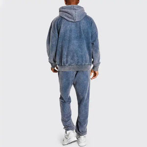 Nouvel Arrivage – Sweats à Capuche Homme Personnalisés OEM Effet Délavé 100% Coton Respirant Hiver – Logo Frontal, Couleurs et Tailles Personnalisables - Product Image 4