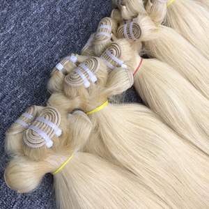 Extensiones de Cabello Remy Liso Natural Vietnamita Rubio VQ Hair Mia 896 Cómodas, Paquete Frontal SDD Pre-Adherido con Cinta Adhesiva al por Mayor - Product Image 2