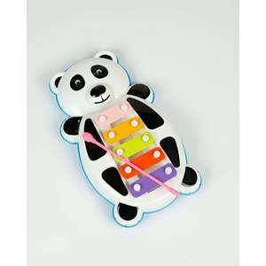 Xilófono de Plástico con Forma de Panda para Niños, Instrumento Musical a Pilas, Juguete Educativo Rítmico y Divertido - Product Image 2