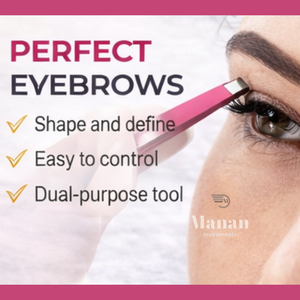 Pinzas Profesionales para Cejas Rosadas, de Acero Inoxidable, Punta Inclinada, Herramienta de Precisión para Dar Forma a las Cejas, con Peine y Agarre, Calidad Premium - Product Image 6