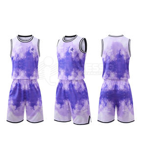 Uniforme de basket-ball unisexe design sans manches avec logo personnalisé style d'ensembles respirants vente à chaud - Product Image 1