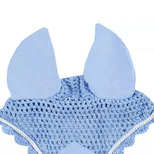 Voile anti-mouches pour cheval, bonnet d'oreille, filet d'oreille, crochet, logo personnalisé, produit équestre, bonnet d'oreille anti-mouches - Product Image 2