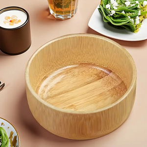 Premium Bambou Dîner Bol Vaisselle Naturelle Attrayant Repas Présentation Décor Écologique En Gros Produits Vietnamiens - Product Image 2