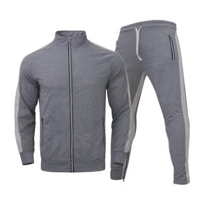 Ensemble de survêtement pour homme 2 pièces, sweat-shirts avec pantalons de survêtement, ensembles décontractés pour la course à pied, ensembles de survêtement de sport à carreaux, ensemble de survêtement à fermeture éclair intégrale 2026 - Product Image 3