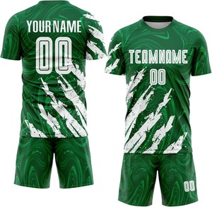 เสื้อทีมฟุตบอลคอวีคอวีผ้าโพลีเอสเตอร์เสื้อทีม100% แห้งเร็วชุดฟอร์มทีมฟุตบอล2025กำหนดเองได้ - Product Image 3