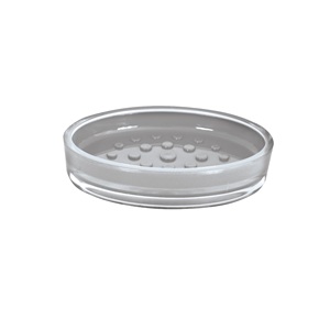 Vaso acrílico MSV 'Tahiti' en gris - Product Image 1