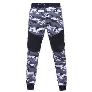 Survêtements pour hommes avec logo et design personnalisés en gros d'usine bas actifs noirs et bruns imprimés - Product Image 2