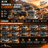 ET162 ET163 Dana 60 E Locker FJ40 Fabriqué en Afrique du Sud Blocage de différentiel 30 cannelures Tout-terrain Roche Boue Sable Amélioration 4x4 pour Toyota