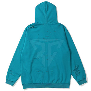 เสื้อมีฮู้ดสำหรับผู้ชายวินเทจผ้าดิบมี2025กำหนดโลโก้ได้เอง - Product Image 2