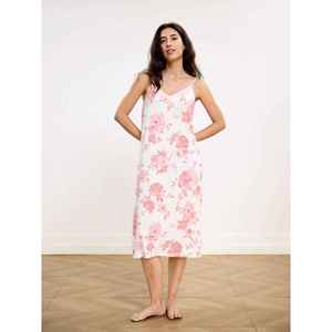Vestido Elegante de Bambú Premium Personalizado para Mujer, con Estampado de Helecho de Medianoche, Tejido con Spandex, Transpirable y Suave para Primavera/Invierno - Product Image 1