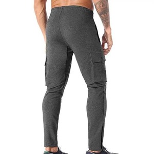 Vente en gros, nouvel arrivage de pantalons d'automne et d'hiver pour hommes à cordon de serrage, droits à rayures incurvées, à vendre, service OEM - Product Image 3