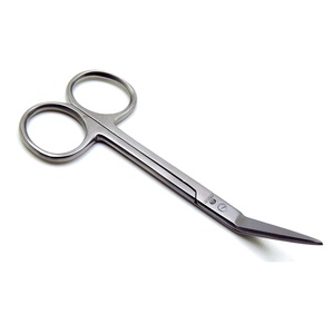 Ciseaux chirurgicaux en acier inoxydable pour instruments dentaires, ciseaux à pansements angulaires, ciseaux à bord droit - Product Image 1