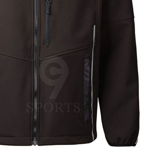 แจ็กเก็ตซอฟต์เชลล์แฟชั่นใหม่สำหรับผู้ชายแจ็กเก็ตกันหนาวขนาดใหญ่สำหรับผู้ชาย - Product Image 6