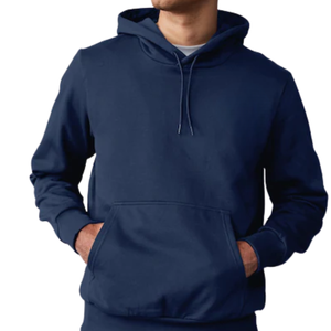 Wholesale Customized <b>Plain</b> Pullover <b>Hoodie</b> <b>Mens</b> Cotton Fleece Hooded Sweatshirt Solid Color Casual Winter Wear Street Style - Product Image 6