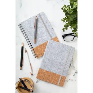 Quaderno Sostenibile in RPET e Sughero Corfel, Quaderno Promozionale per Merchandising - Product Image 4