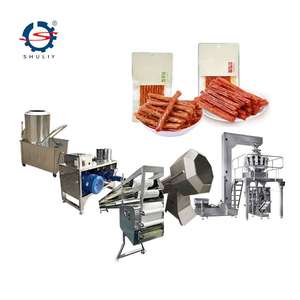 เครื่องทำขนมขบเคี้ยวแบบเร่งด่วนขายดี รสเผ็ดร้อน อร่อย ไก่ย่างมังสวิรัติและ<span class=keywords><strong>ขนม</strong></span>เผ็ดรส<span class=keywords><strong>ลา</strong></span>เถียว โรงงานผลิต<span class=keywords><strong>ขนม</strong></span>ขบเคี้ยว - Product Image 1