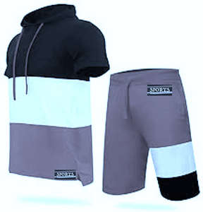 Shorts et haut de sport personnalisés pour hommes - Product Image 3