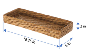 Home Kitchen Rectangle Wooden Tray <b>Decorative</b> Trays Safe Serving Tray For Wedding <b>Restaurant</b> & Party Ornaments - Product Image 3