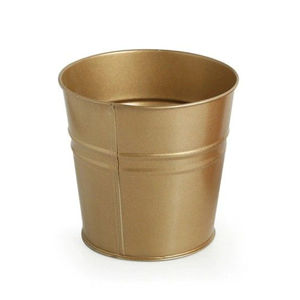 Trendy Brass Wine Cooler Golden Finishing Metal Champagne Ice <b>Bucket</b> for Parties Barware Tabletop <b>Beer</b> Chiller - Product Image 1