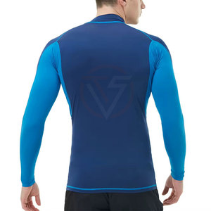 Dernier design, prix abordable, rashguards pour hommes, couleur unie, respirants, légers, en vente en ligne - Product Image 2