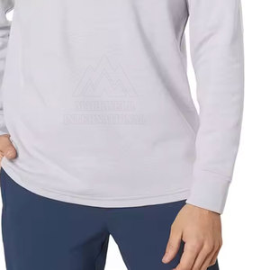 2025 haute qualité Logo personnalisé coton à manches longues demi Zipp sweat nouveau Design hommes demi Zipp sweat - Product Image 4