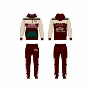 Survêtement de sport pour homme en molleton 100% polyester, imprimé numérique personnalisé par sublimation OEM, broderie d'hiver, streetwear - Product Image 5