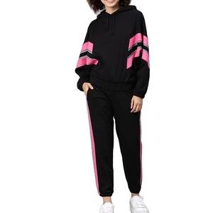 บริการ OEM สุดฮิตปี 2026 เสื้อผ้าสตรีแนวสตรีท ชุดวอร์มผู้หญิง ดีไซน์ลำลอง ชุดวอร์มผู้หญิงขายดีที่สุด - Product Image 1