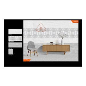 กระเบื้องบุผนังเซรามิกขัดเงาเนื้อเรียบสไตล์คลาสสิกแบบกำหนดเองได้กระเบื้องปูพื้นเนื้อแข็งสำหรับตกแต่งภายในวิลล่าดีไซน์ใหม่ - Product Image 1