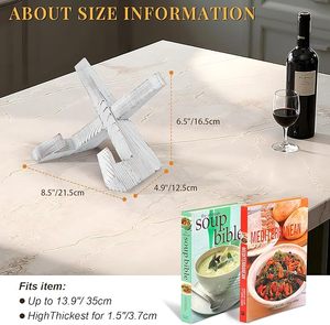 MEHAK IMPEX-Soporte de madera para libros de cocina, 1 pieza, hecho a mano - Product Image 4