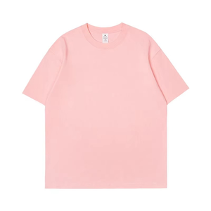 OEM <b>100</b>% Cotton Breathable Regular Fit Knitted T <b>Shirt</b> for Men Custom Logo Print Letter Pattern with <b>Polyester</b> Blend - Product Image 1