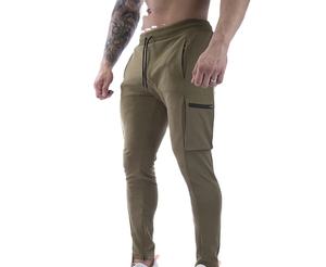 Pantalones Deportivos Negros Tipo Cargo para Hombre, Casuales, con Cordón, Transpirables, para Verano y Actividades al Aire Libre, Modelo 2026 - Product Image 2