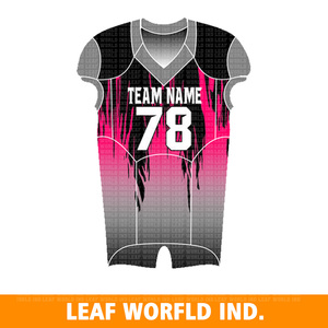 2025 personnalisé haut de gamme garçons maillot de Football américain Polyester respirant jeunesse uniforme grande taille manches courtes conçu - Product Image 3