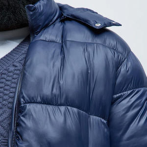 Blousons matelassés personnalisés de haute qualité pour hommes avec capuche réglable, vestes respirantes, prix bas, collection spéciale hiver - Product Image 2