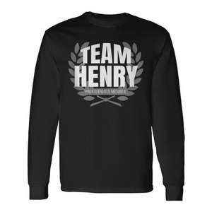 Camiseta de Manga Larga con el Logo del Equipo Henry Proud Family Member, Categoría de Productos Promocionales - Product Image 1