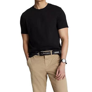 T-shirts en gros de haute qualité, 100% coton, 210 grammes, impression de logo personnalisée, poids lourd, surdimensionnés, tailles grandes, t-shirts pour hommes - Product Image 1