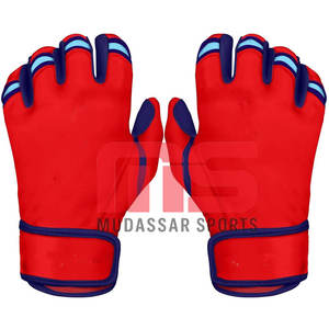 Gants de frappe de baseball durables à manchette longue Vente en gros Équipement d'entraînement sportif respirant et antidérapant de haute qualité - Product Image 6