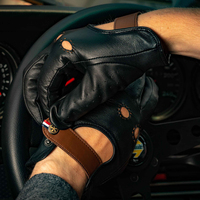 Custom Design Schapenhuid Mode Lederen Rijhandschoenen Uit Pakistan Party Schapenvacht Lederen Rijhandschoenen Te Koop