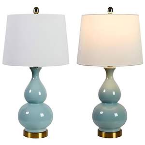 Lampe décorative en laiton américain à motif zèbre, tissu, chambre à coucher, nouveauté, couleur LED, céramique, hôtel, en provenance d'Inde - Product Image 1