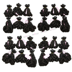 Paquetes de cabello humano Big G 100% Origen de Vietnam Sin enredos Sin desprendimiento Onda natural Extensiones onduladas hinchables Afro Curl Wave Shine-Free - Product Image 4