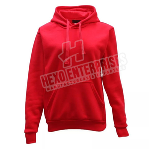 Sweat à capuche bleu sans ficelle en molleton de coton de haute qualité sérigraphie personnalisée vierge sweats à capuche Boxy Fit surdimensionnés pour hommes - Product Image 3