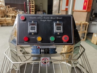 Mélangeur à spirale commercial 60L 80L 100L 130L 260L en acier inoxydable robuste à double vitesse pour pétrir la pâte à pain et à pizza