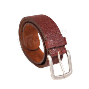 Cinturón de Cuero Vacuno Genuino con Hebilla de Camuflaje Vintage para Hombre, Venta al Por Mayor de Fábrica, Alta Calidad, Ecológico y Duradero - Product Image 4