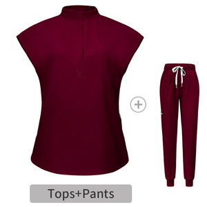 Wholesale Custom Made OEM Spandex Twill Fabric Unisex Breathable Nurse Uniform <b>Scrub</b> <b>Sets</b> for Hospital Use - Product Image 4